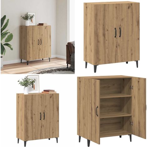 vidaXL Sideboard Artisan-Eiche 70x34x90 cm Holzwerkstoff (1/5)