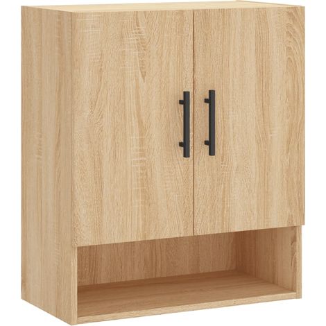 Armoire murale Salon,Meuble bas de Rangement,Meuble TV chêne sonoma 60x31x70 cm bois d'ingénierie -28078 (1/5)