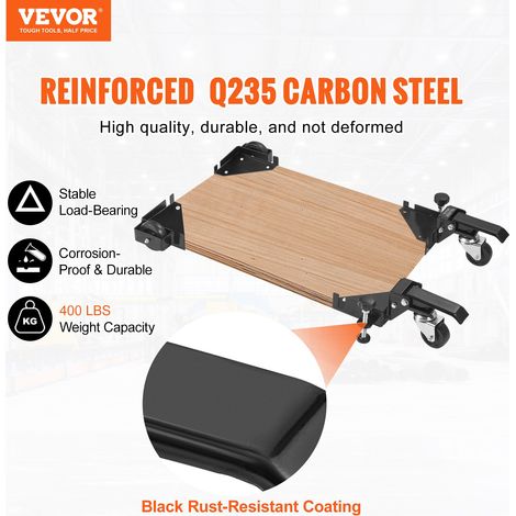 Base Mobile, 181,4 kg, Support Roulant Universel Robuste Réglable 241,3x241,3 mm à Infini, avec Roues Pivotantes, pour Équipement T… (1/5)