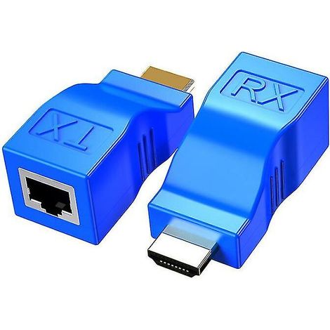 RHG Extendeur Hdmi, émetteur d'amplificateur de signal Hdmi vers Rj45, distance de transmission de 30 mètres