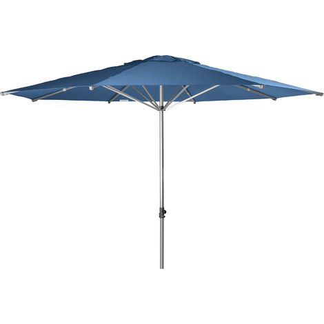 Doppler Sonnenschirm/ Großschirm "Alu Expert Teleskop" Ø 4,00 m, dunkelblau, ohne Volant, Bezug aus 100% Polyester, Gestell aus Aluminium, 17,1 kg (1/5)