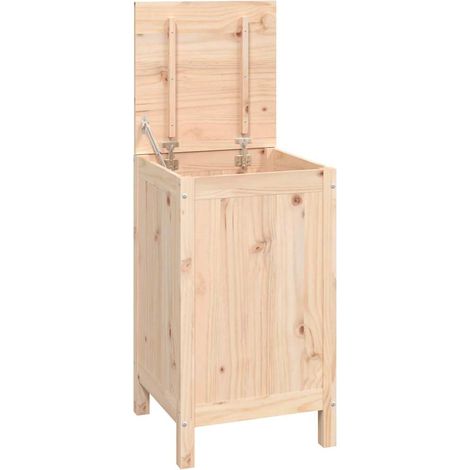 Maison Exclusive - Wäschetruhe 44x44x76 cm Massivholz Kiefer (1/5)