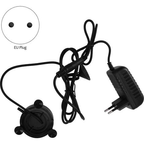 Deux lampes à bulles LED pour aquarium, un rideau d'air pour aquarium et un plateau à pierres à bulles, avec 6 LED à changement de couleur (prise standard européenne). (1/5)