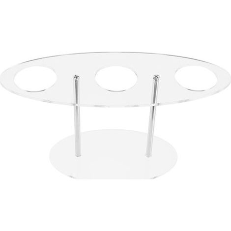 Transparent Ice Cream and Sushi Cone Display Stand, Acrylic Cone Holder, Easy Assembly, for Home and Catering, Versatile DIY Dessert Display (1/5)