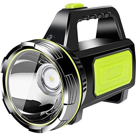 Lampe torche LED rechargeable ultra-lumineuse, grande lampe portable USB, projecteur haute puissance, éclairage latéral à piles (1/5)