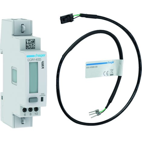 Witty accessoire Kit comptage MID pour XEV1R monophasé, livré avec connecteurs - HAGER XEVA431