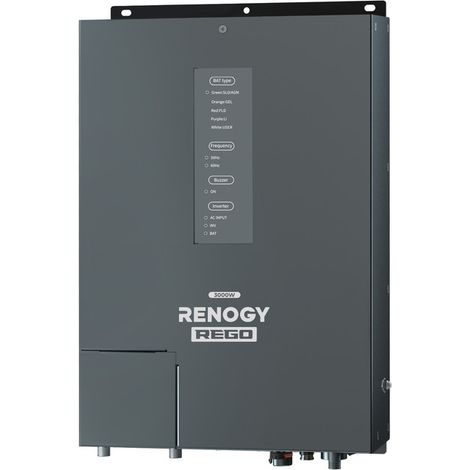 Caja de Protección Renogy 100A 150V DC – Combinador y Protector contra Sobretensiones para Sistemas Solares Fotovoltaicos con Interruptor y Pararrayos