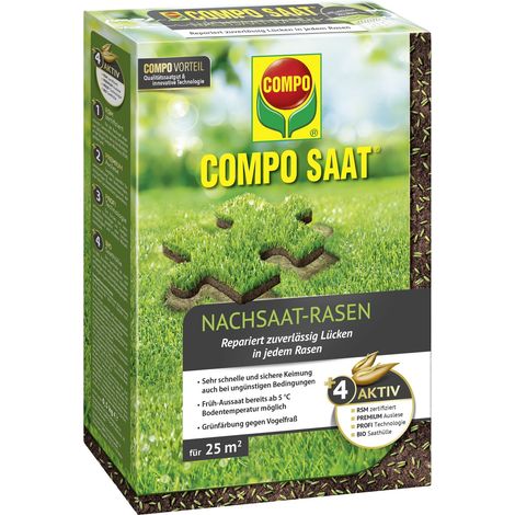 COMPO SAAT Nachsaat-Rasen 500g für 25m²