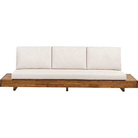 Gartensofa 3-Sitzer MARETTIMO zertifiziertes Akazienholz Braun
