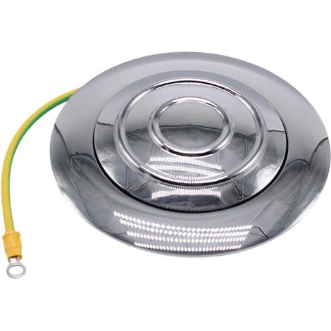 Bouton de klaxon pour volant 9 boulons, haute performance, professionnel, argent (1/5)