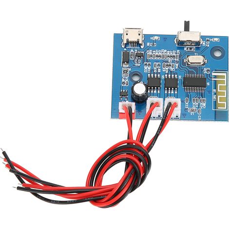 Carte d'amplification Bluetooth bleue, module d'alimentation numérique, alimentation durable pour support MP3 (1/5)