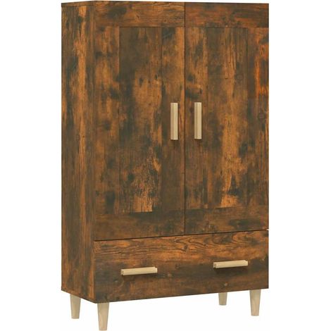 Maison Exclusive - Credenza Rovere Fumo 70x31x115 cm in Legno Multistrato (1/5)