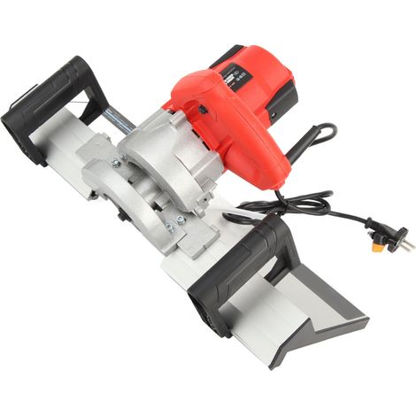 Tailleuse électrique pour carreaux avec lame de sciage, chanfreinage à 45 degrés, 13 000 tr/min, 1 200 W, équipée d'une pompe à eau 12 V, tuyau de 2,2 m, prise UE 220 V (1/4)