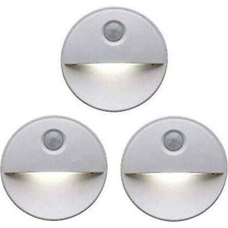 LED-Nachtlicht mit Bewegungsmelder. Angenehmes Licht dank LED-Lampen. Kabelloser Betrieb. Ideal für... - Crezuo (1/4)
