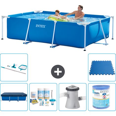 Intex Piscina con struttura Rettangolare - 260x160x65 cm - 7-pezzi S30117