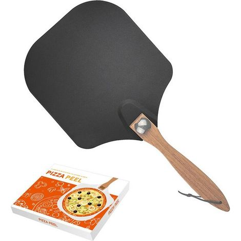 Pelle À Pizza Perforée, 36x31cm, Pelle À Pizza Avec Poignée Amovible,Durable Et Légère