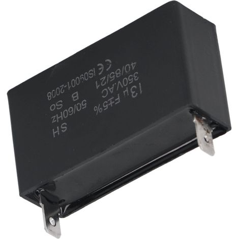 Condensador de arranque de 13 μF para generadores de gasolina, motores de ventiladores de aire acondicionado, ABS, capacidad 350 V CA. (1/5)