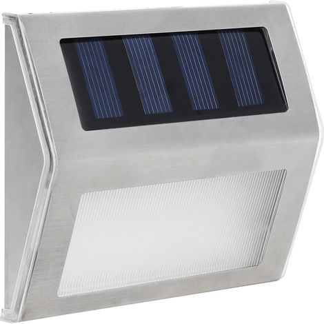 Lampes solaires d'escalier extérieures, étanches, à LED, pour la décoration des allées, des jardins et des cours. (1/5)