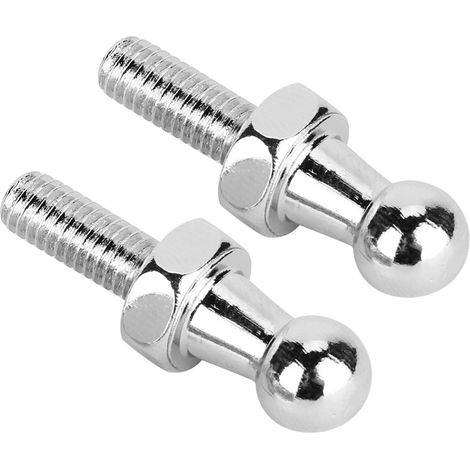 Lot de 2 Goujons à Rotule en Alliage d'Aluminium CNC pour Amortisseurs à Gaz, Extrémité Sphérique M6 (1/3)