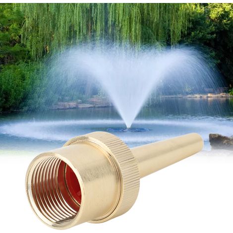 Buse CC entièrement en cuivre, buse sphérique omnidirectionnelle réglable pour fontaine musicale paysagère à projection directe G1.5” (1/5)