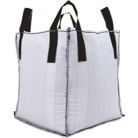 Moncoffrage – Benne à béton big bag 1000 kg – Dimensions 80x80x90 cm – 4 sangles – Ouverture totale pour manutention facile