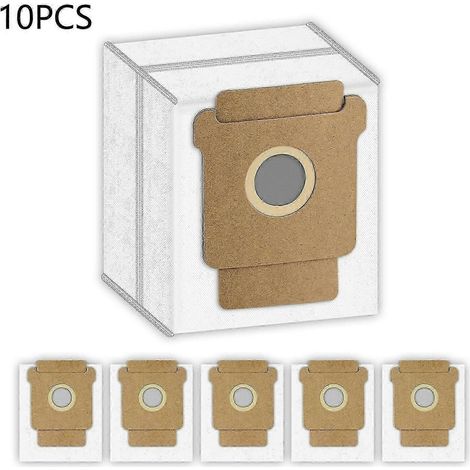 Lot de 10 sacs à poussière de rechange en tissu non tissé pour aspirateur iRobot Roomba 105 J7 J7+ i6 i4 (1/5)