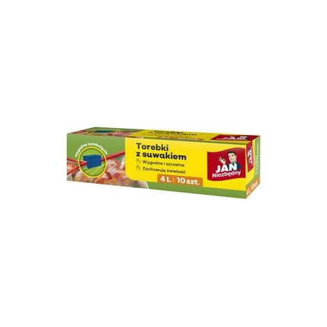 Borse con cerniera JAN essential 4L - 10 pezzi