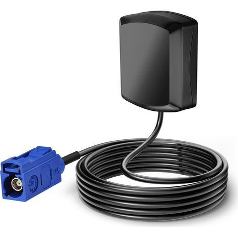 Antenne GPS Autoradio – Fakra C, Base Magnétique, Câble 3m RG174 antenne Voiture Étanche – Compatible Navigation (1/5)