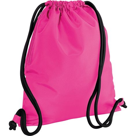 Sac à cordon Bagbase Icon Taille unique Fuchsia/Noir Fuchsia/Noir (1/2)