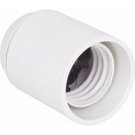 Presa in PVC per E27, rivestimento liscio 100mm 150W