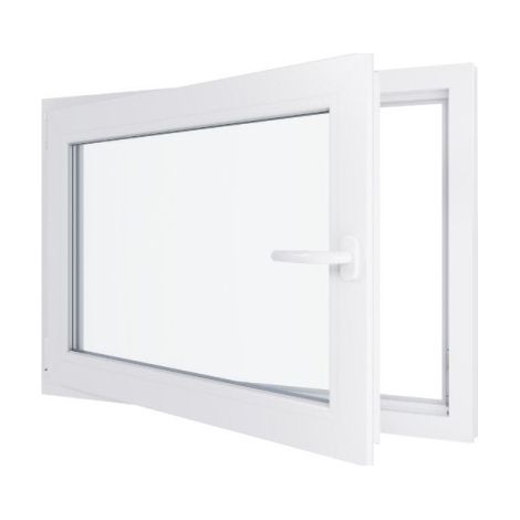 Finestra in PVC - Triplo vetro - Bianco - 1000 mmx800 mm cm (1/5)