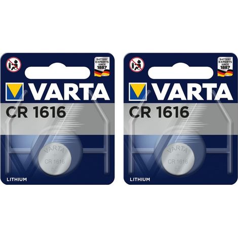 .Varta CR 1616 3V au lithium.
