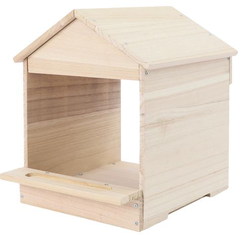 Nido para gallinas, fabricado en madera de paulownia, paquete de 3, color madera. (1/2)