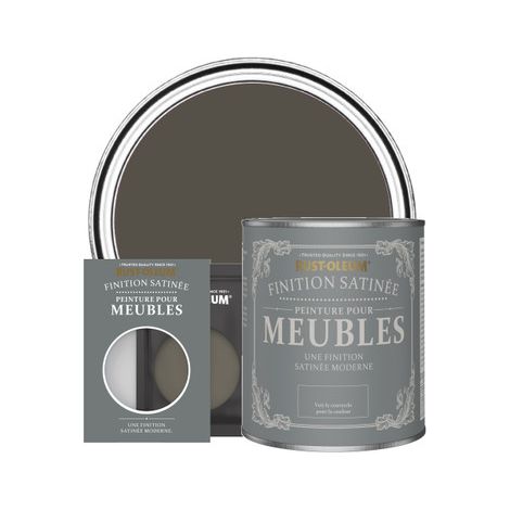 Peinture pour Meubles Finition Satinée - Brun Terre (1/3)