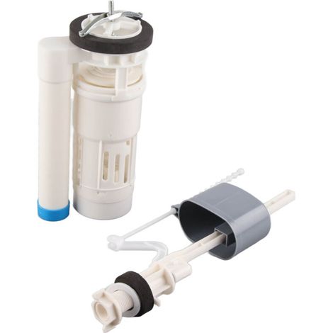 Valve de remplissage de vannes de chasse d'eau de 20cm, avec boutons, Kit de réparation universel pour toilettes, économiseur d'eau (1/5)