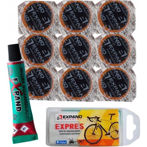 Parches Expand Express (caja) 9 unidades + pegamento (1/3)