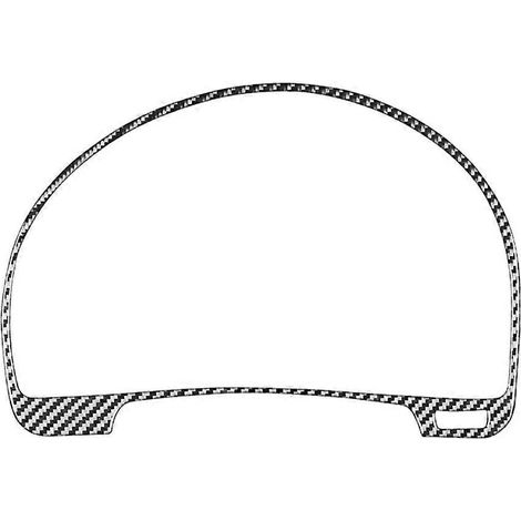 Cache-compteur de vitesse de voiture, cadre de tableau de bord, garniture, accessoires intérieurs (comme illustré) (1/5)