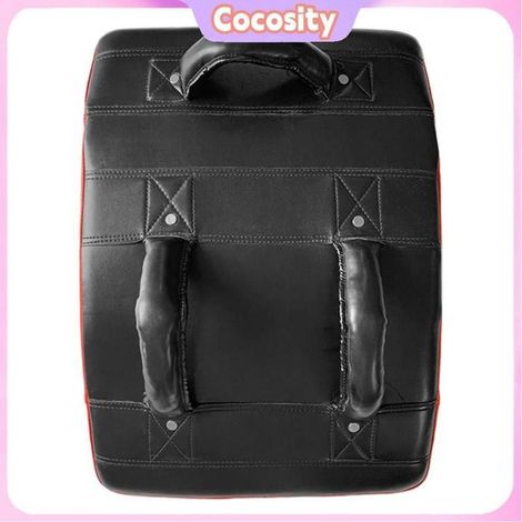 Cocosity Bouclier de sport Coussin de Blocage Sportif – Cible d'entraînement en Cuir PU pour Arts Martiaux, sport poids Noir (1/5)