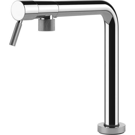 Foster Margot. Tipo di beccuccio: Standard, Colore del prodotto: Acciaio inox, Materiale del rubinetto: Ottone. Altezza sopra la superficie di fissaggio (max): 27,8 cm, Di... - 8524000 - FOSTER 852400 (1/2)