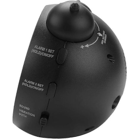 Lauter Doppelwecker mit Bettvibrationsfunktion, Vibrationswecker für Tiefschläfer oder Hörgeschädigte (1/5)