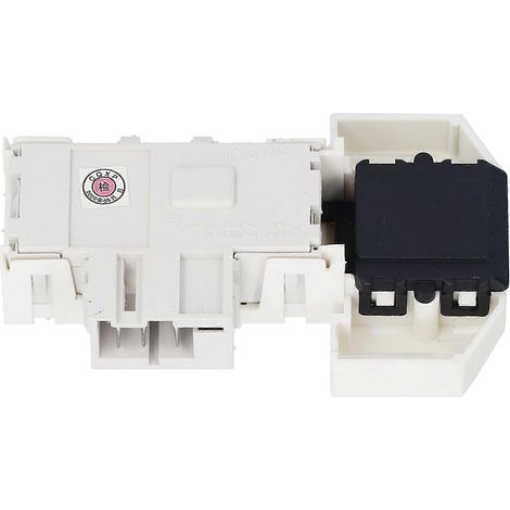 Verrou de couvercle de lave-linge compatible avec les lave-linge à tambour Siemens WM6105, WM4085, WM170XS et WD7205 (250 V). (1/4)