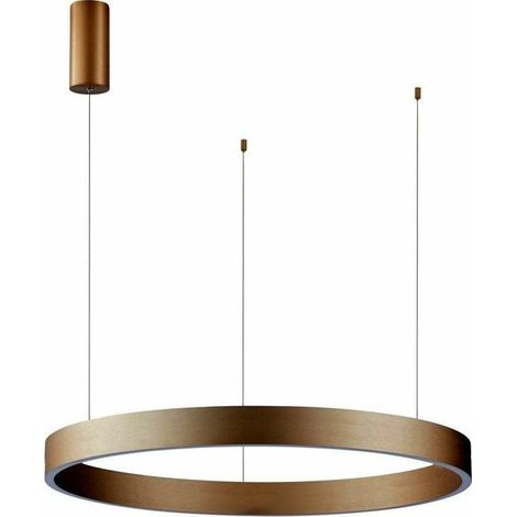 Italux Lámpara Colgante Moderna Plata 60 cm