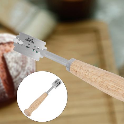 Couteau à pain de cuisine en acier inoxydable, outil idéal pour couper le pain, le fromage et les gâteaux. (1/5)
