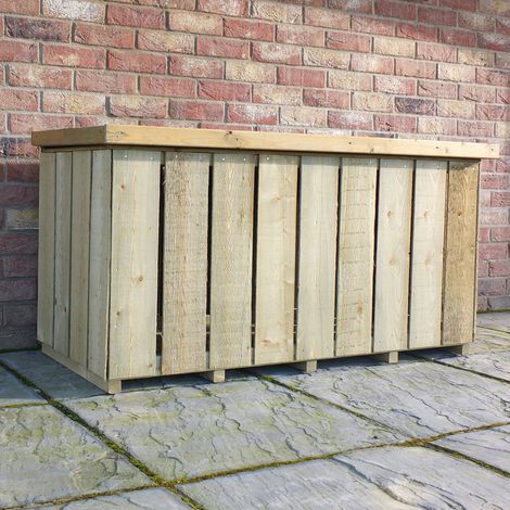 Sawn 4' 2" x 1' 10" Pressure Treated Log Box (1/5)