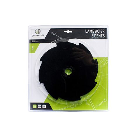 Hoja de desbrozadora Greenstar 12610 acero 230 mm 8 dientes
