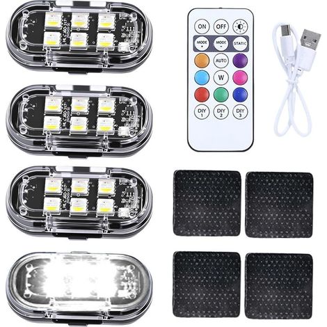 Lumières Stroboscopiques pour Voiture avec Télécommande LED 8 (1/5)