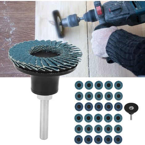 Ensemble de 31 disques de ponçage en alumine bleu 2 pouces (50 mm) - Accessoires industriels (1/5)