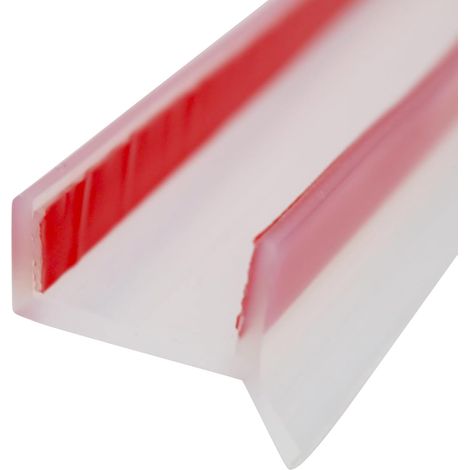 Skirting Profile for Kitchen, 15, 16, 17 and 18 mm Thick, High Elasticity, Transparent Silicone Rubber, Sealing Profile, Recessed (1/5)