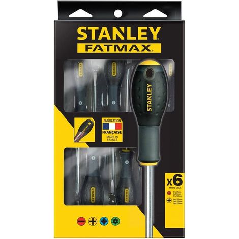 JUEGO 6 DESTORNILLADORES STANLEY