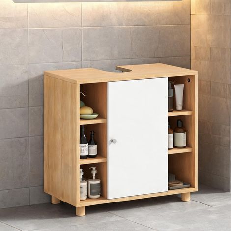 Meuble de salle de bain en truciolare 60 x 33 x 57 cm (1/5)